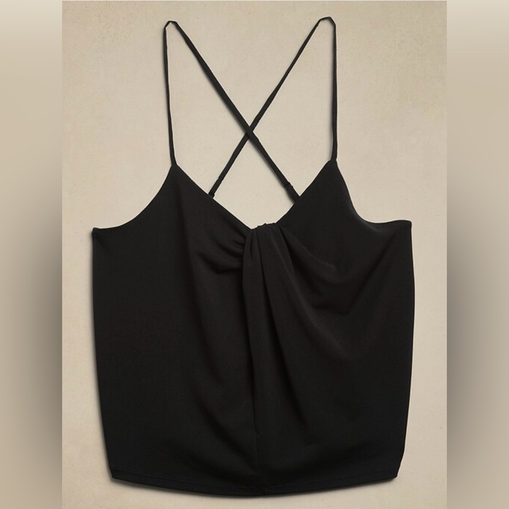 Banana Republic drape front camisole